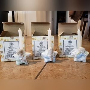 Precious Moments set of 3 angel candles
